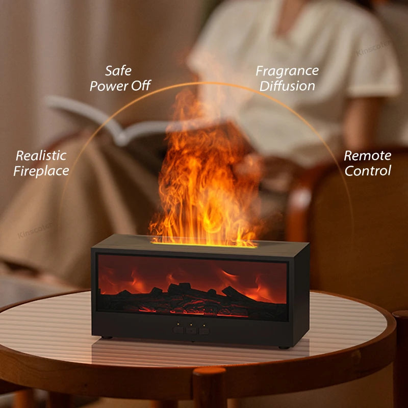KINSCOTER Creative Fireplace Aroma Diffuser