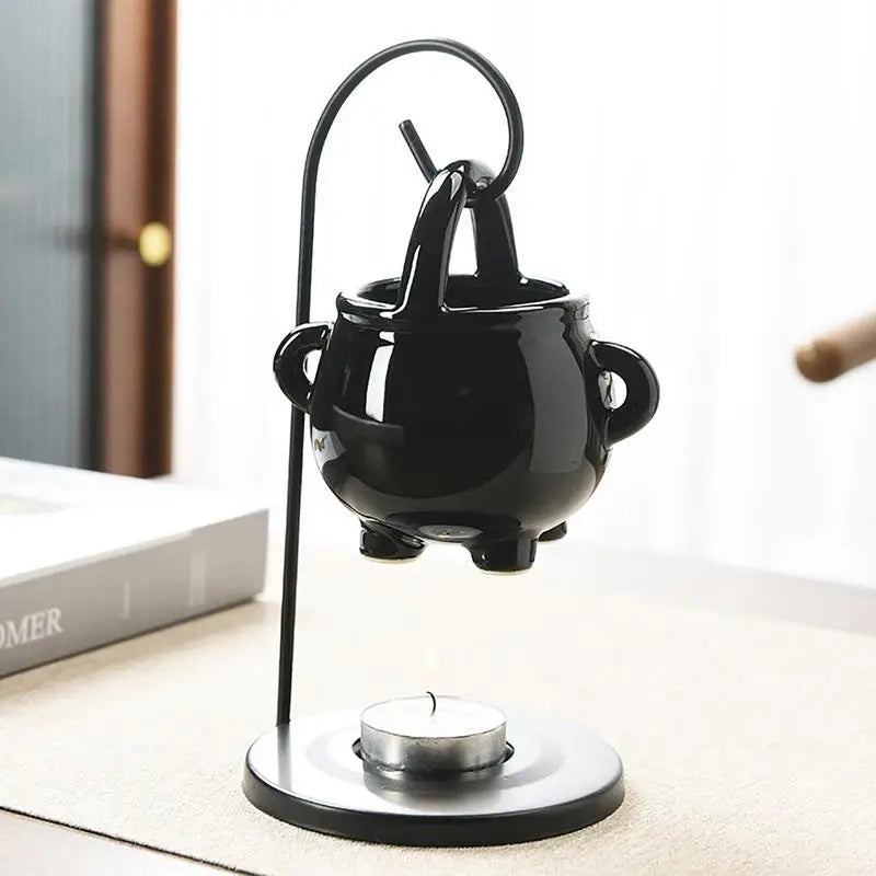 Hanging Pagan Cauldron Oil Burner – Halloween Wax & Oil Warmer