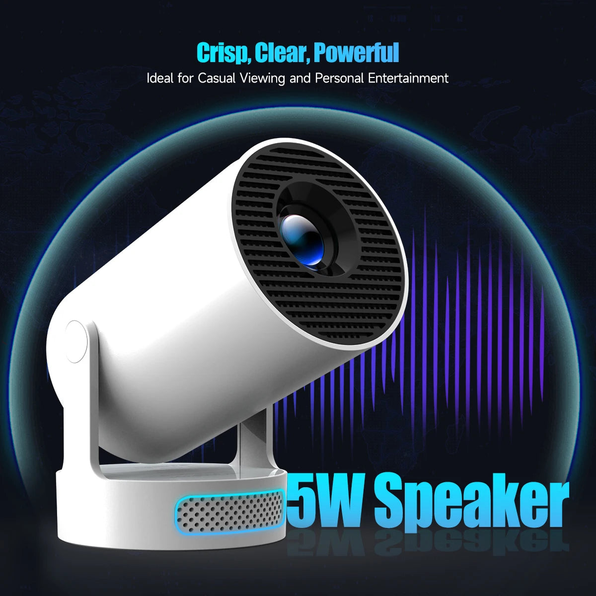 MagCubic HY300 Pro + Projector 4K 720P With 5W Speaker