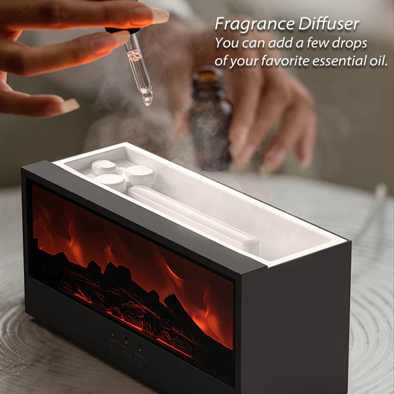KINSCOTER Creative Fireplace Aroma Diffuser