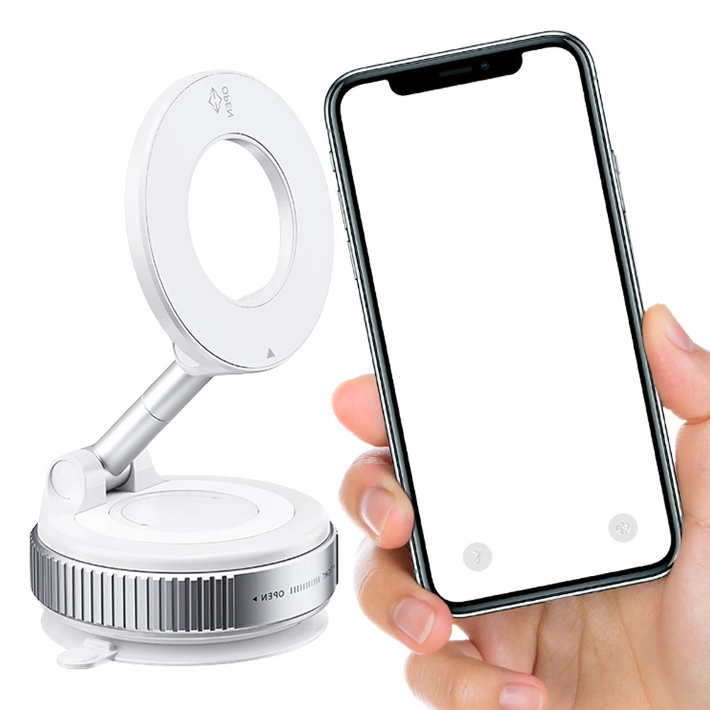 360° Adjustable Vacuum Suction Magnetic Car Phone Holder