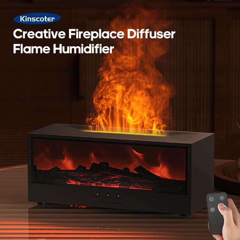 KINSCOTER Creative Fireplace Aroma Diffuser
