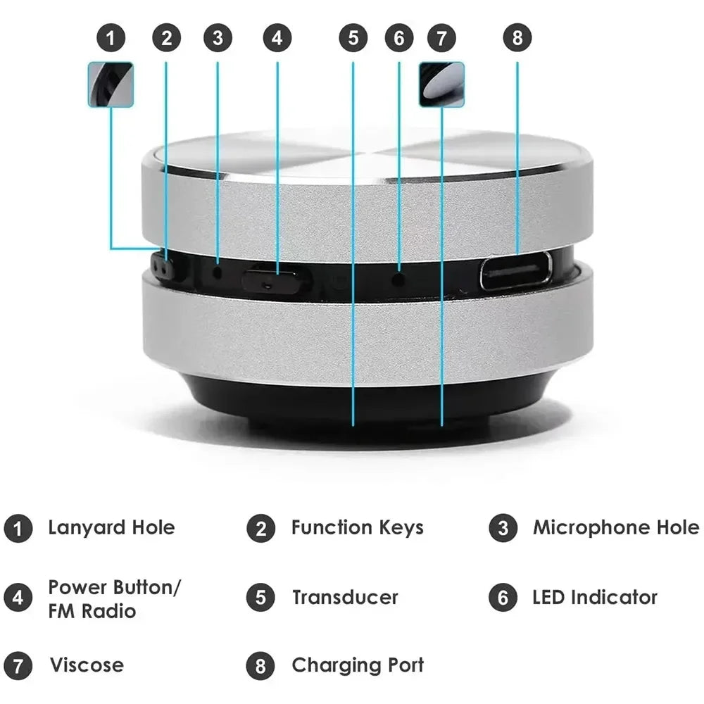 2025 New Bone Conduction Speaker Bluetooth-Compatible TWS Wireless Stereo With FM Radio
