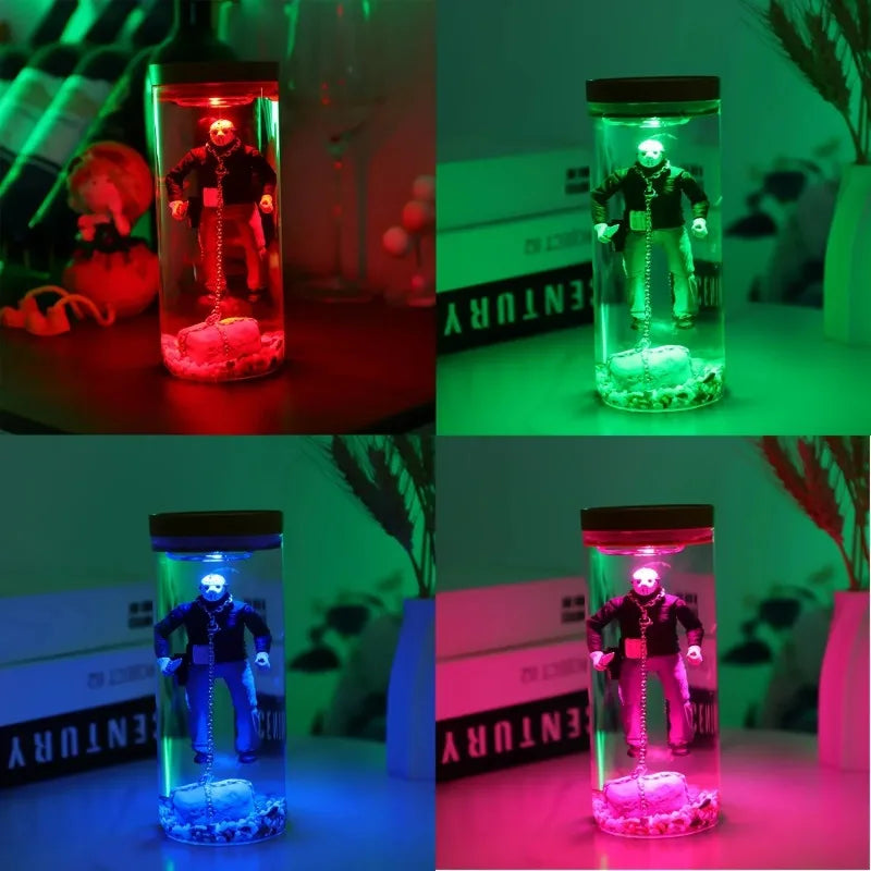 Jason Voorhees Friday the 13th Horror Water Lantern – Halloween Collector Decor & Gift