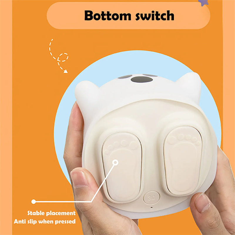 Silicone Ghost Night Light – Touch Sensor LED Halloween Lamp for Kids & Bedroom Decor