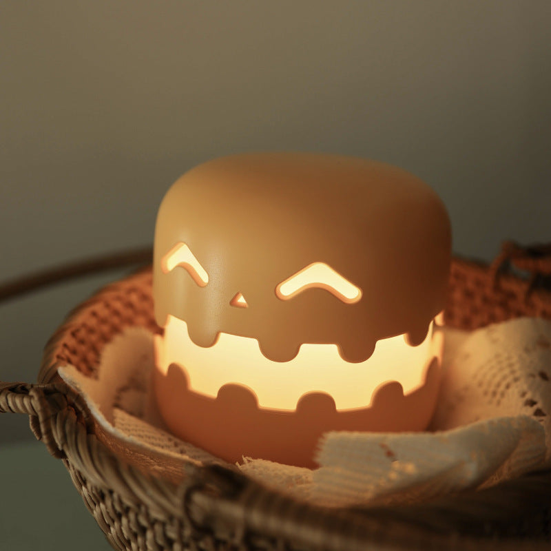 Pumpkin Lamp Halloween Night Light – Spooky-Cute Room Decor Gift