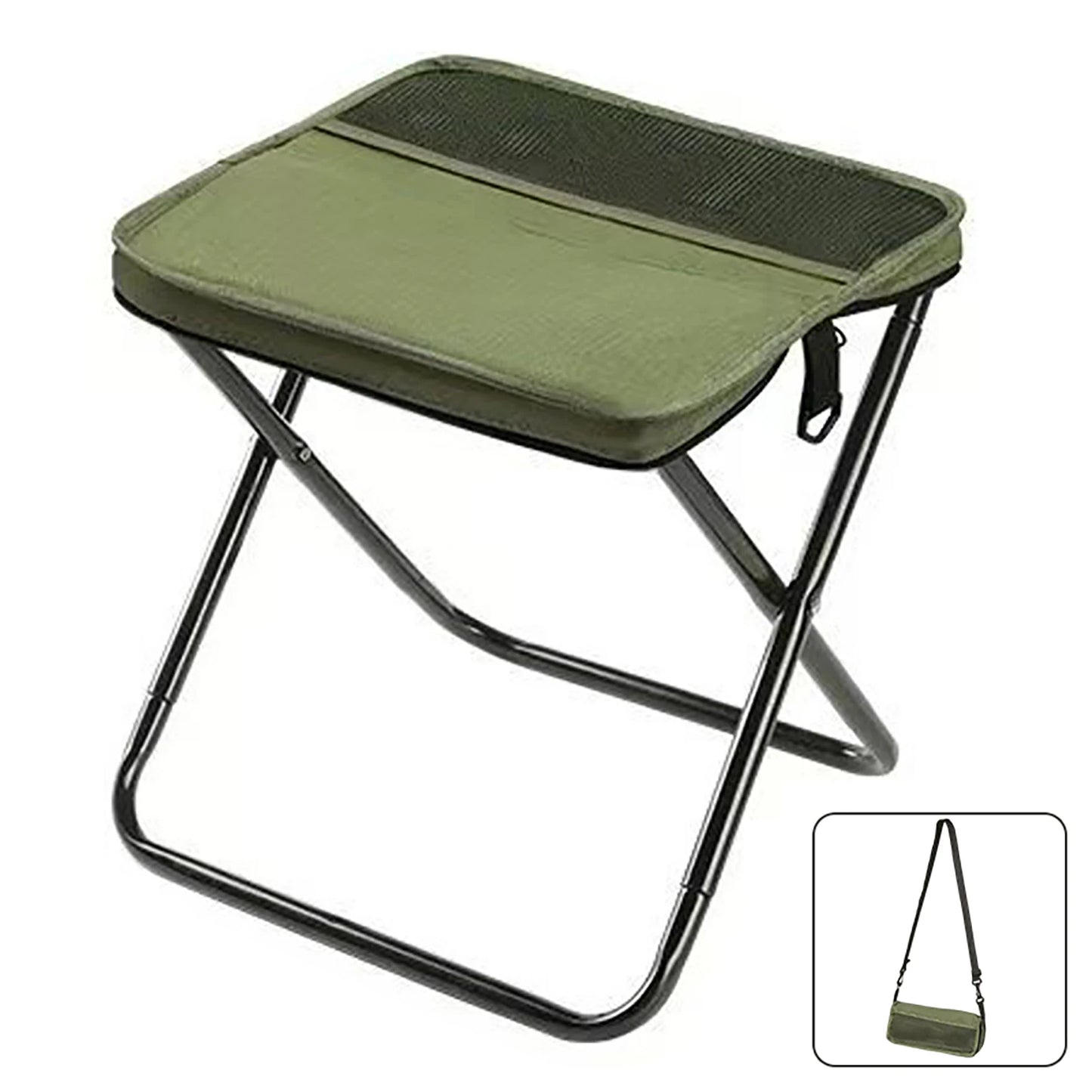 Foldable Backpack Stool – Portable Outdoor Chair with Carry Bag | Lightweight Travel Seat