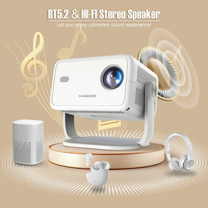 Portable 1080p Projector — Magcubic 650ANSI L018 (4K Input)