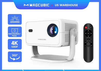 Portable 1080p Projector — Magcubic 650ANSI L018 (4K Input)