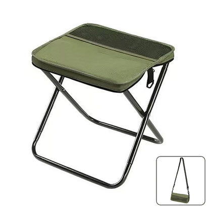 Foldable Backpack Stool – Portable Outdoor Chair with Carry Bag | Lightweight Travel Seat