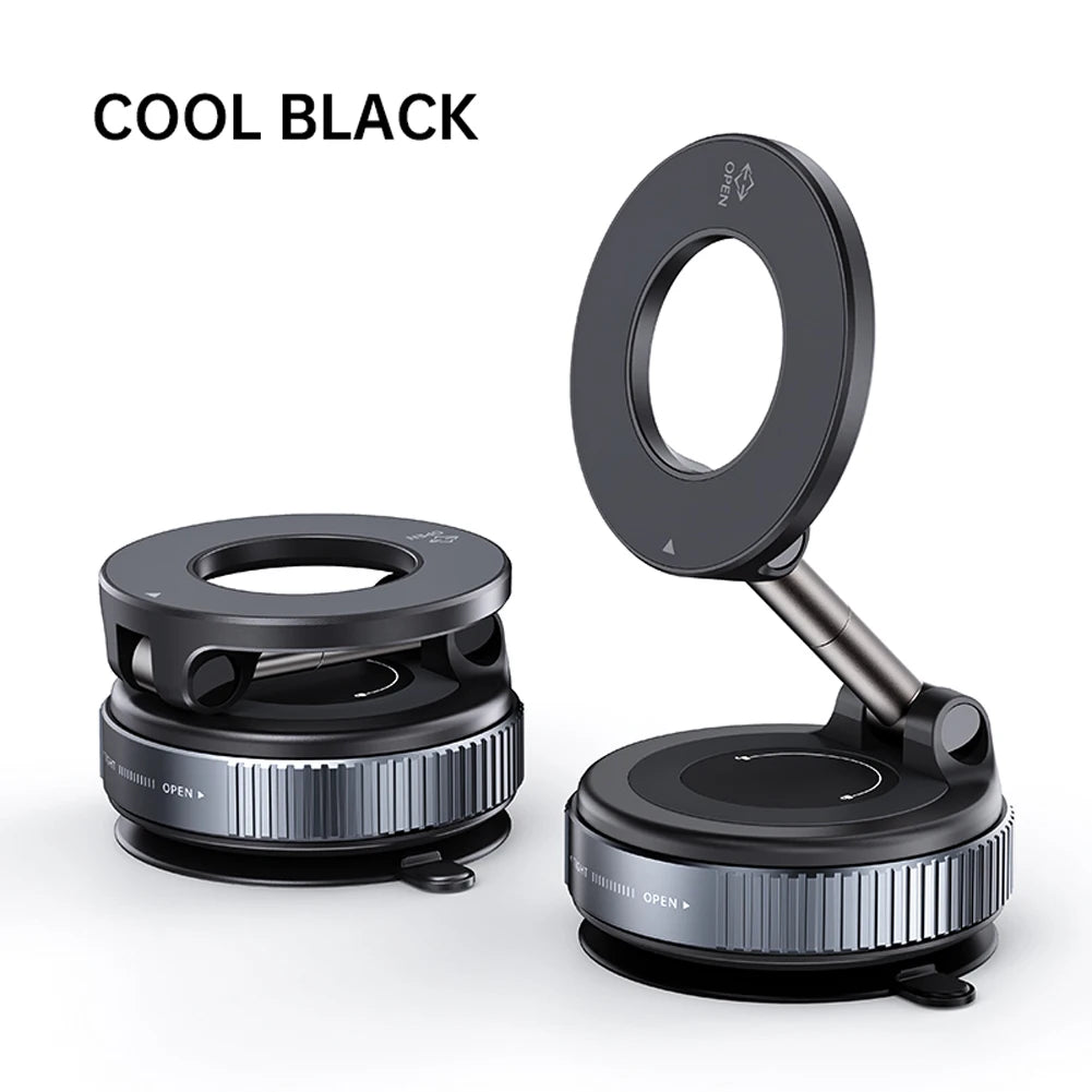 360° Adjustable Vacuum Suction Magnetic Car Phone Holder