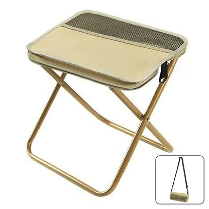 Foldable Backpack Stool – Portable Outdoor Chair with Carry Bag | Lightweight Travel Seat