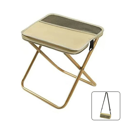 Foldable Backpack Stool – Portable Outdoor Chair with Carry Bag | Lightweight Travel Seat