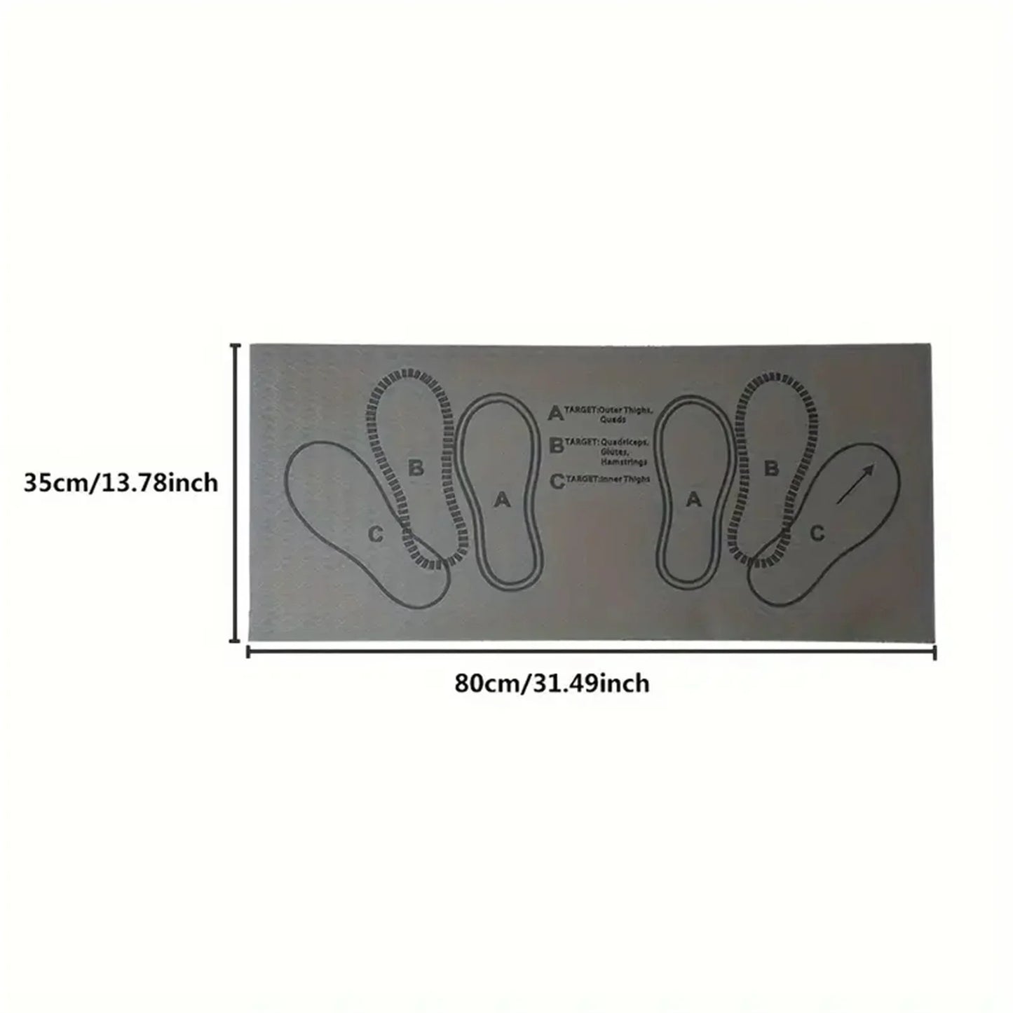 TPE Squat Mat Knee Training Gluteal Muscle Pad.