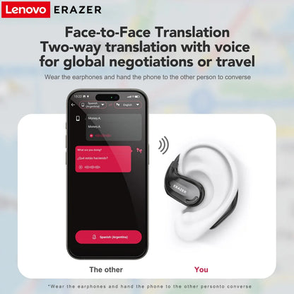 ERAZER XT66PRO Bluetooth AI Translator Earphones - Ultimate Audio Innovation