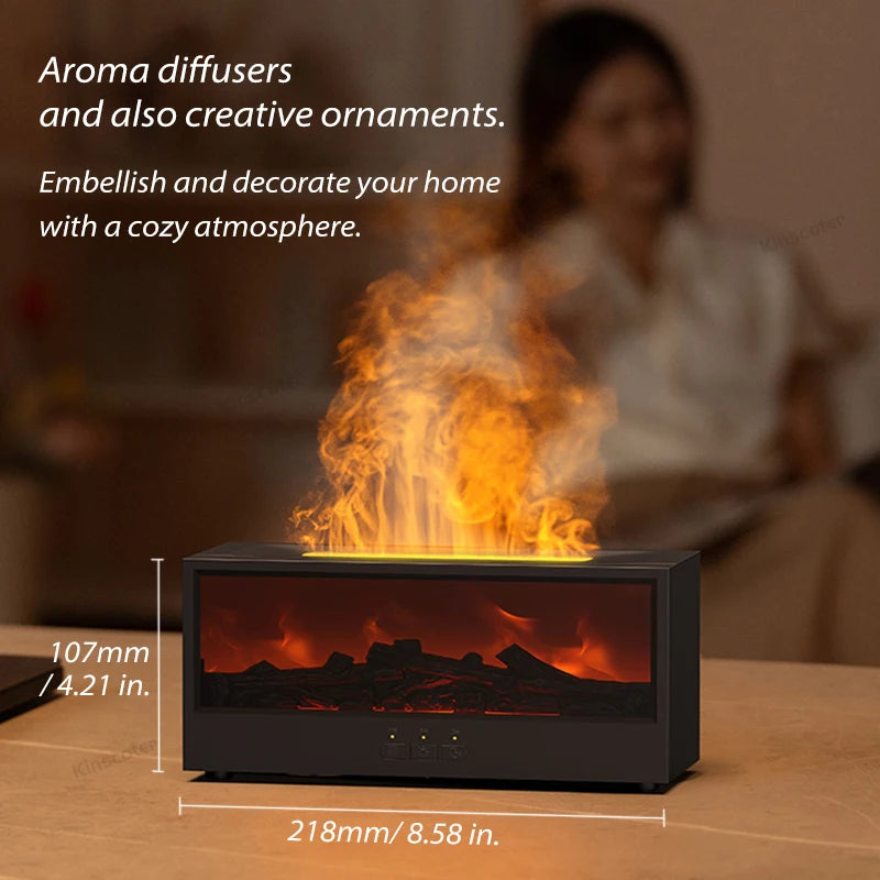 KINSCOTER Creative Fireplace Aroma Diffuser