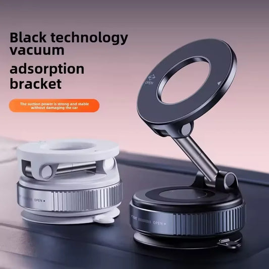 360° Adjustable Vacuum Suction Magnetic Car Phone Holder