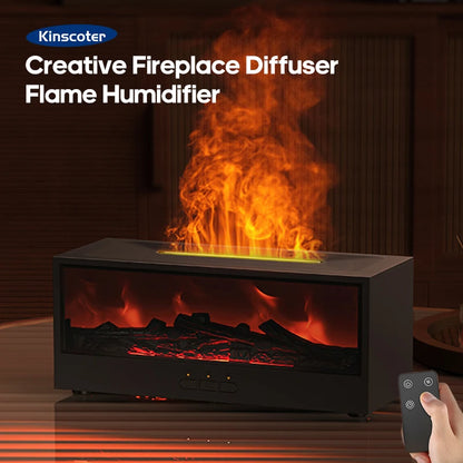 KINSCOTER Creative Fireplace Aroma Diffuser