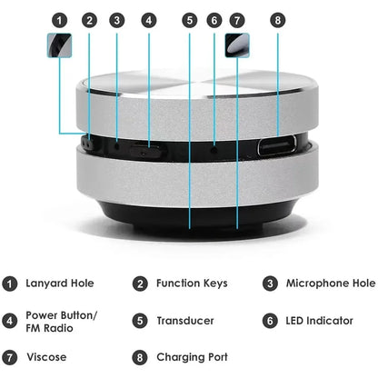 2025 New Bone Conduction Speaker Bluetooth-Compatible TWS Wireless Stereo With FM Radio