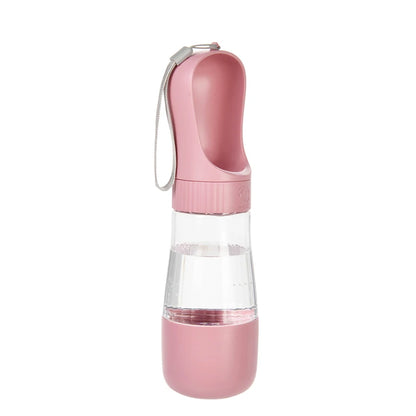 Portable Travel 2 in 1 Pet Water & Food/Treat Dispenser
