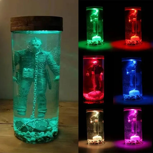 Jason Voorhees Friday the 13th Horror Water Lantern – Halloween Collector Decor & Gift