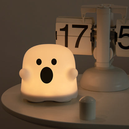 Silicone Ghost Night Light – Touch Sensor LED Halloween Lamp for Kids & Bedroom Decor