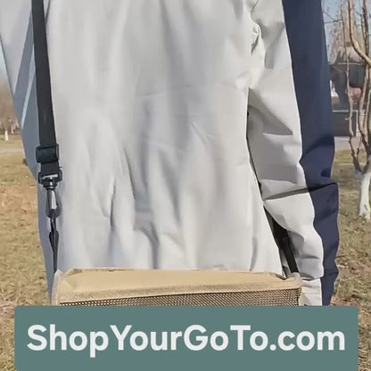 Foldable Backpack Stool – Portable Outdoor Chair with Carry Bag | Lightweight Travel Seat
